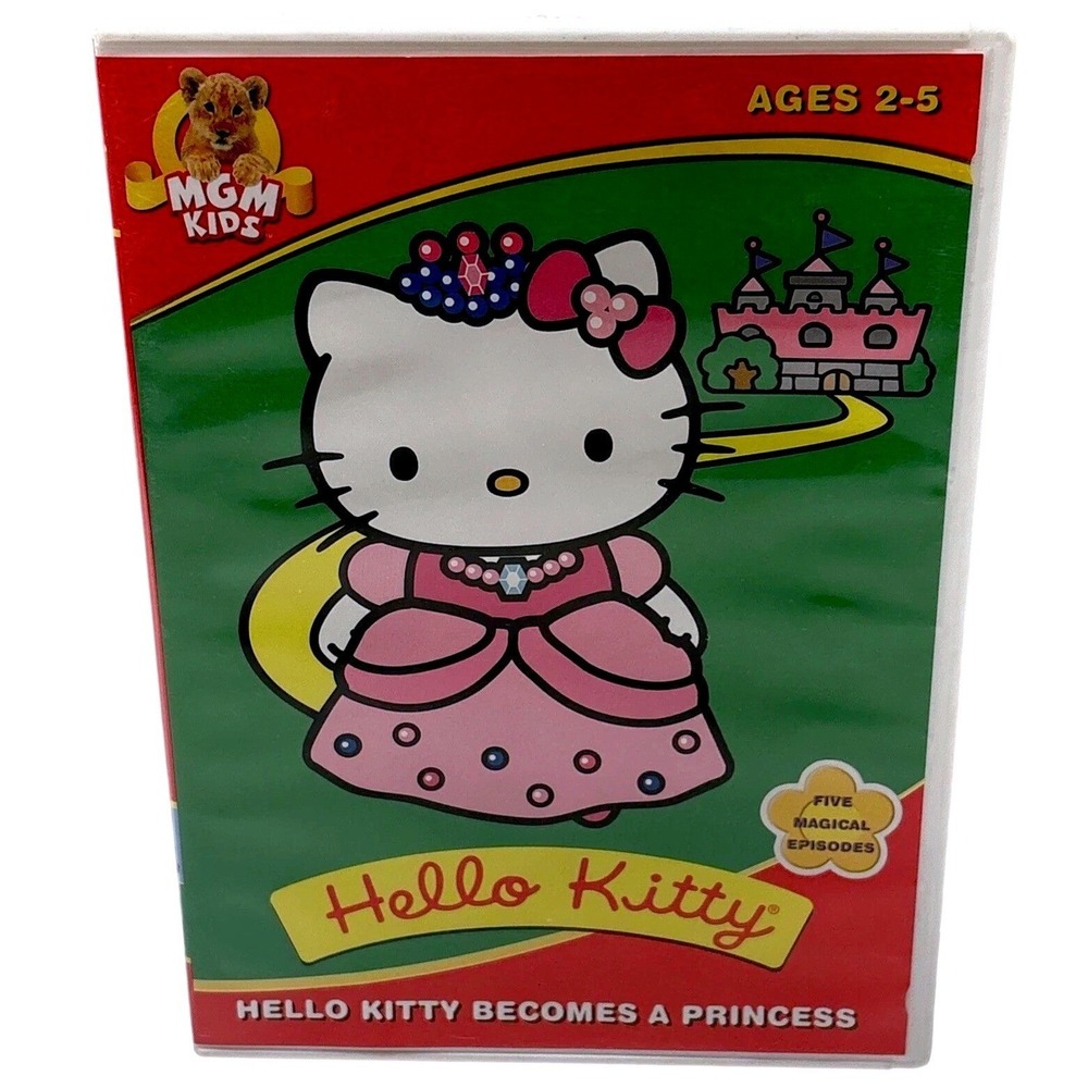 Hello Kitty Becomes a Princess DVD MGM Kids Sanrio Furry Tale Theater 1004252